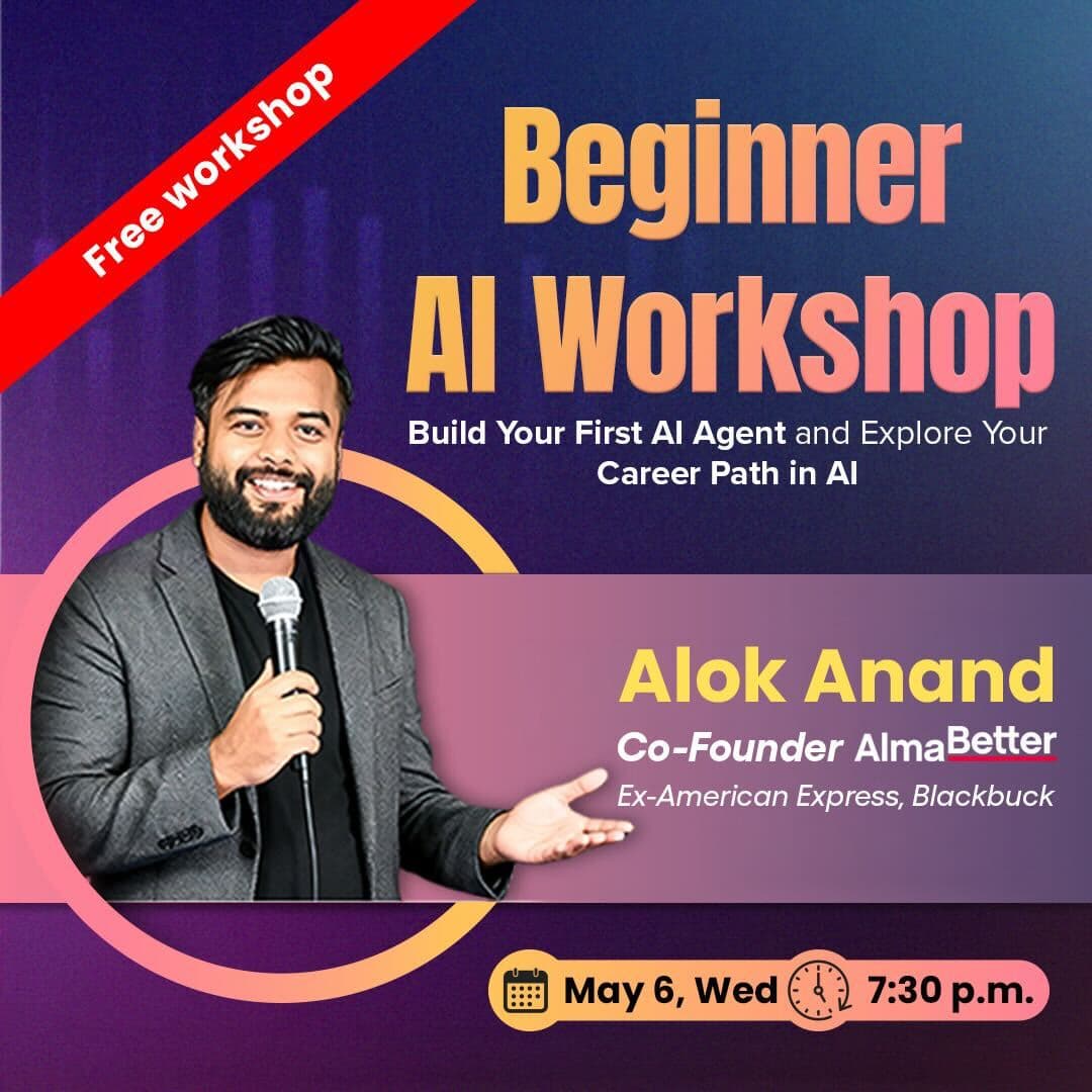 Beginner AI Workshop: Build Your First AI Agent & Explore Your AI Career Path